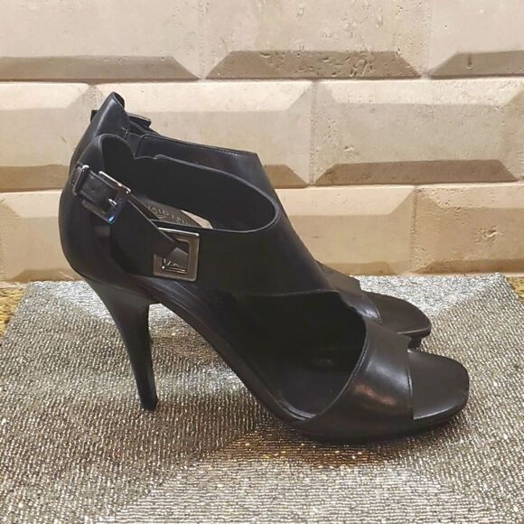 DONALD J PLINER Black Sandals Heels - Size 7‎ - Picture 2 of 11